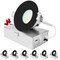 Luxrite 3 Inch LED Recessed Downlights 5CCT 2700K-5000K 10W 800LM Dimmable Wet Rated IC Rated Black, 6PK LR22630 LR22650-6PK - alternate 1